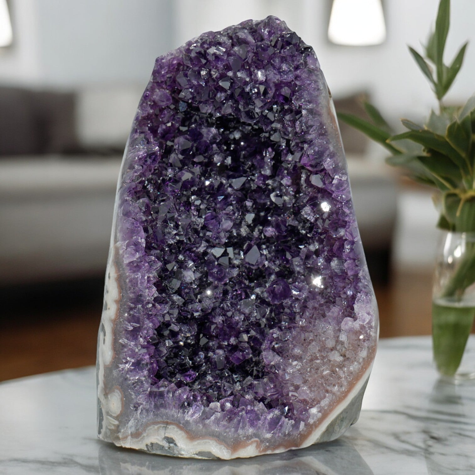 Amethyst Crystal Cluster - 10 to 12.5 lb