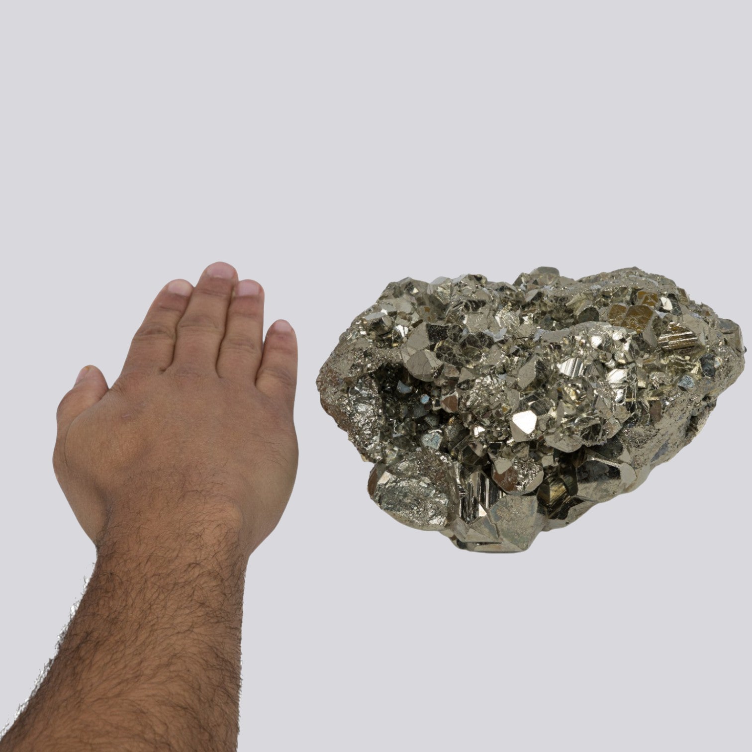 Pyrite Crystal Cluster - 10.22 lb