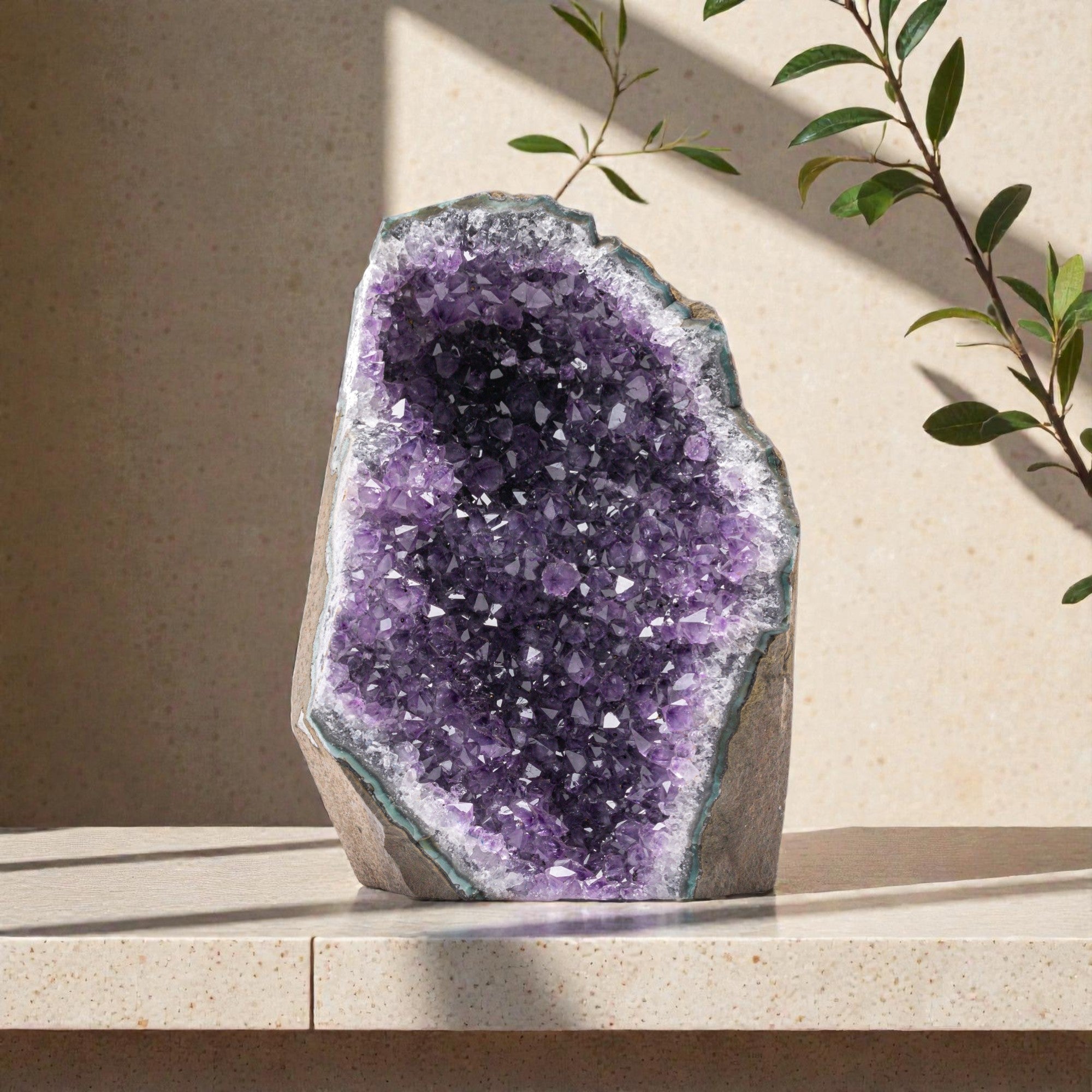 Deep purple amethyst cathedral 10lb