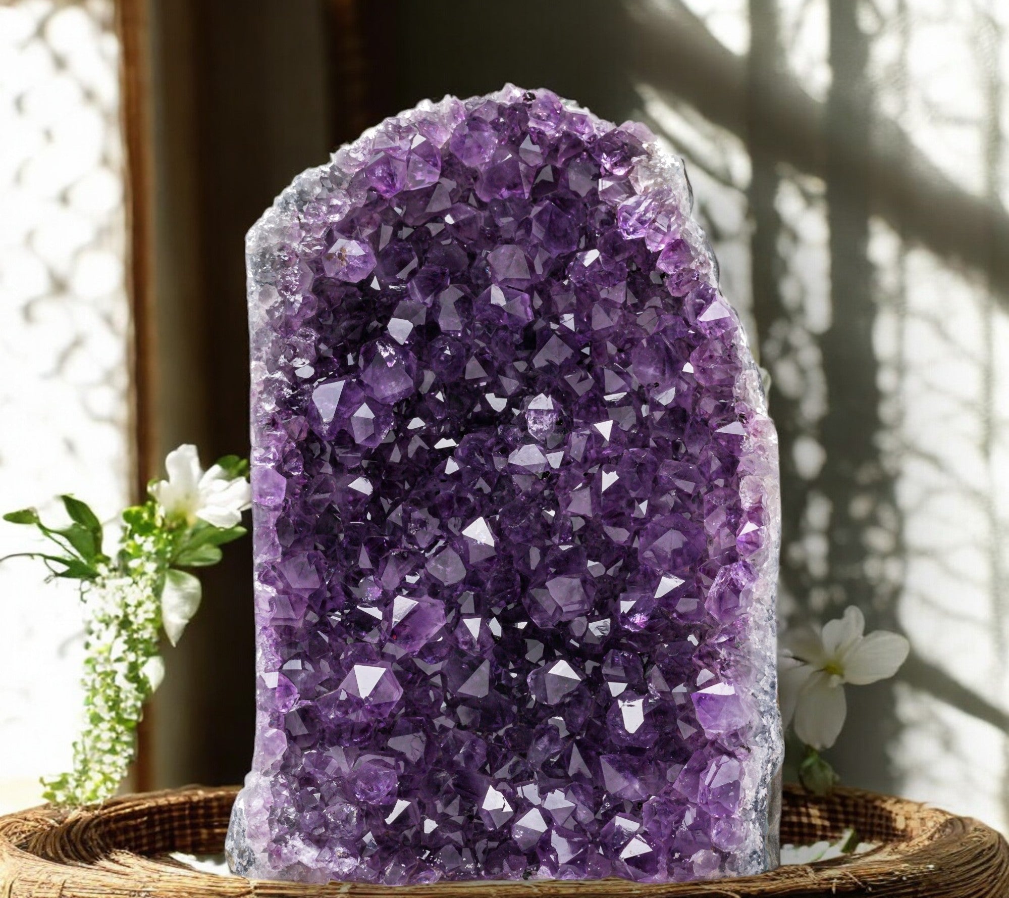 Amethyst Crystal Cluster - 3 to 4 lb