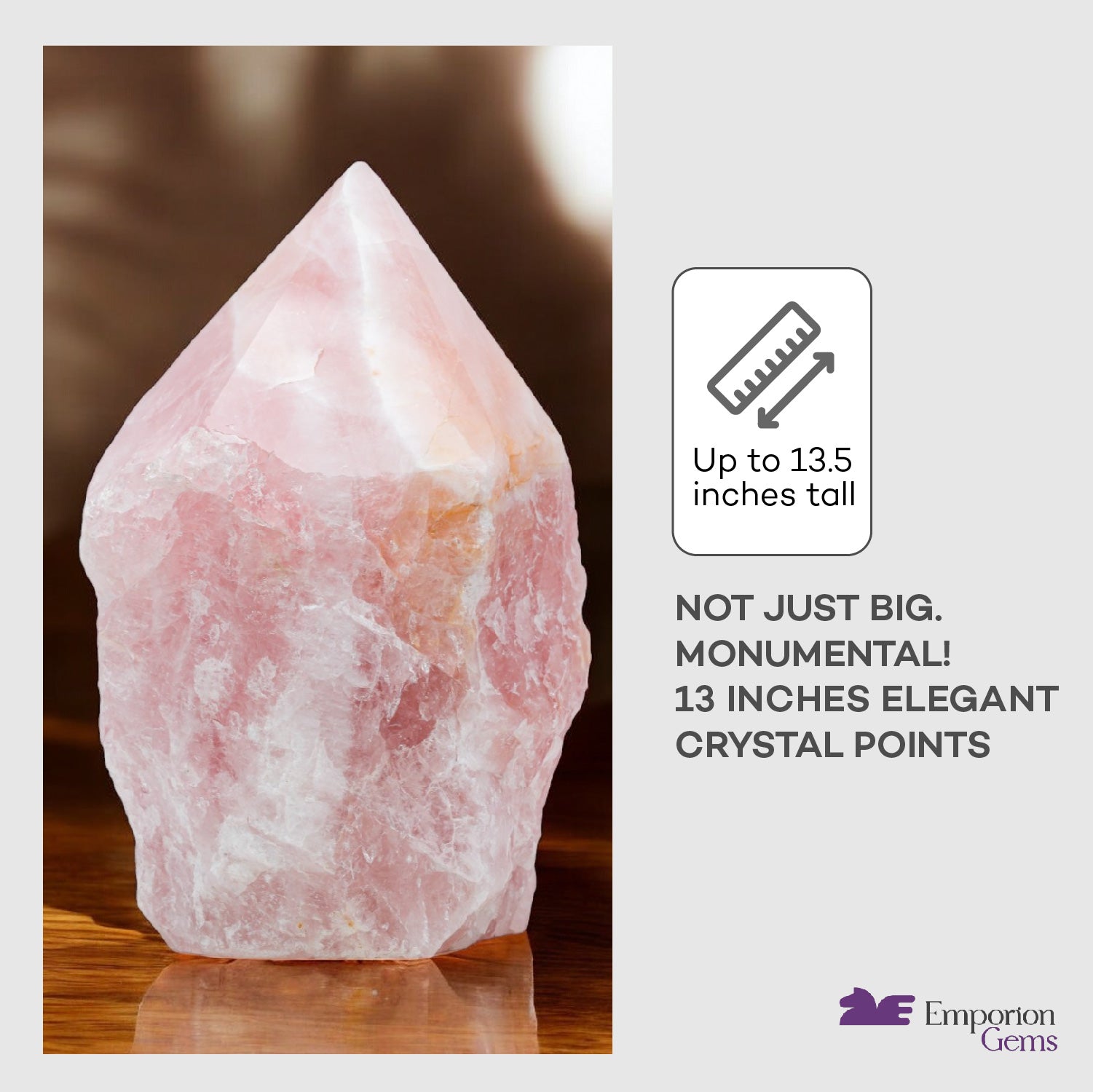 Rose Quartz Pointer - 20.03 lb