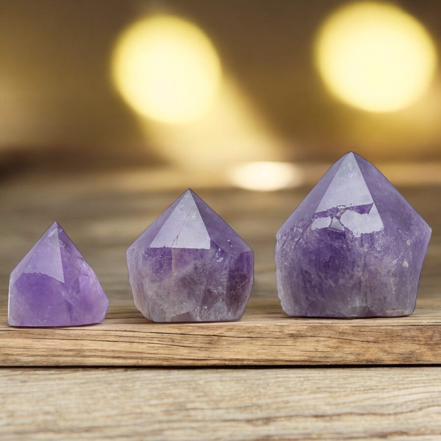 Amethyst Crystal Pointer - 1 to 3.5 lb