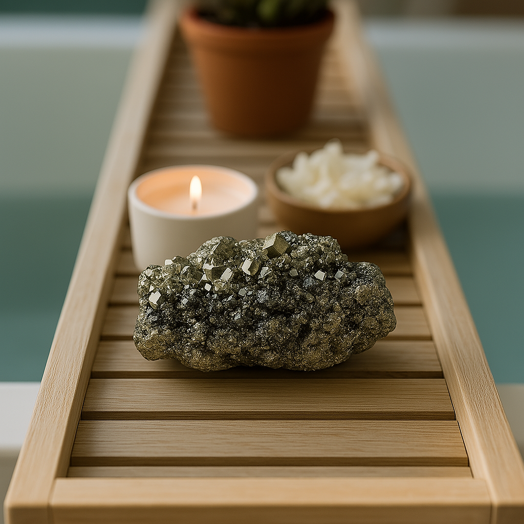 Pyrite Crystal Cluster - 14.46 lb