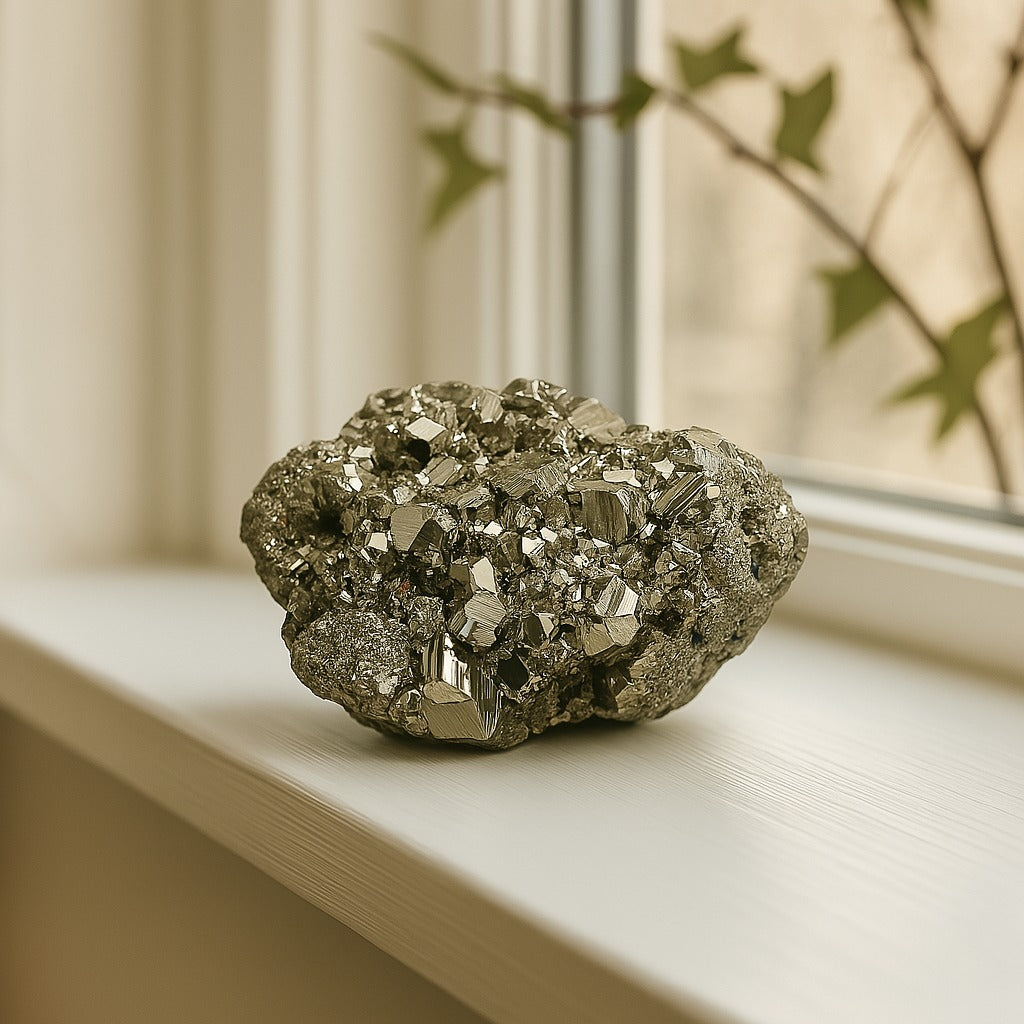 Pyrite Crystal Cluster- 14.31 lb