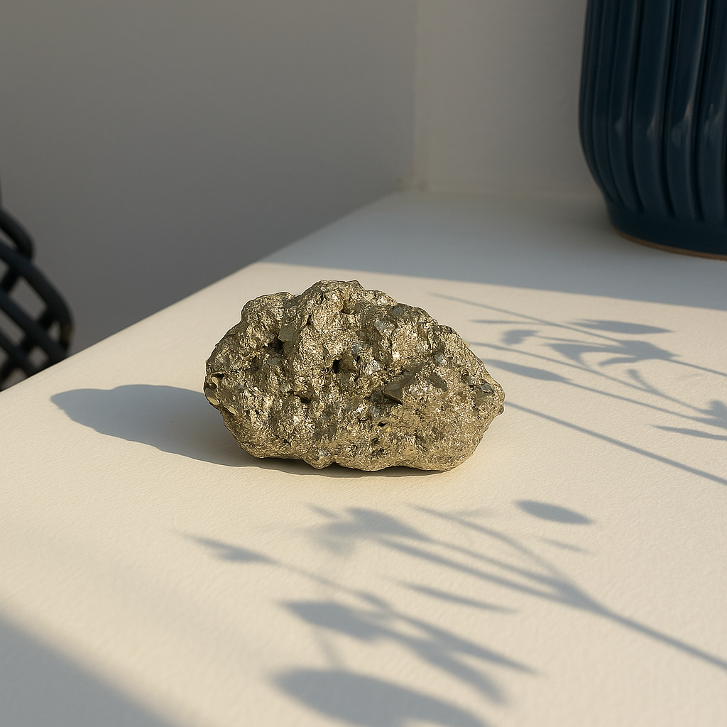 Pyrite Crystal Cluster - 14.46 lb