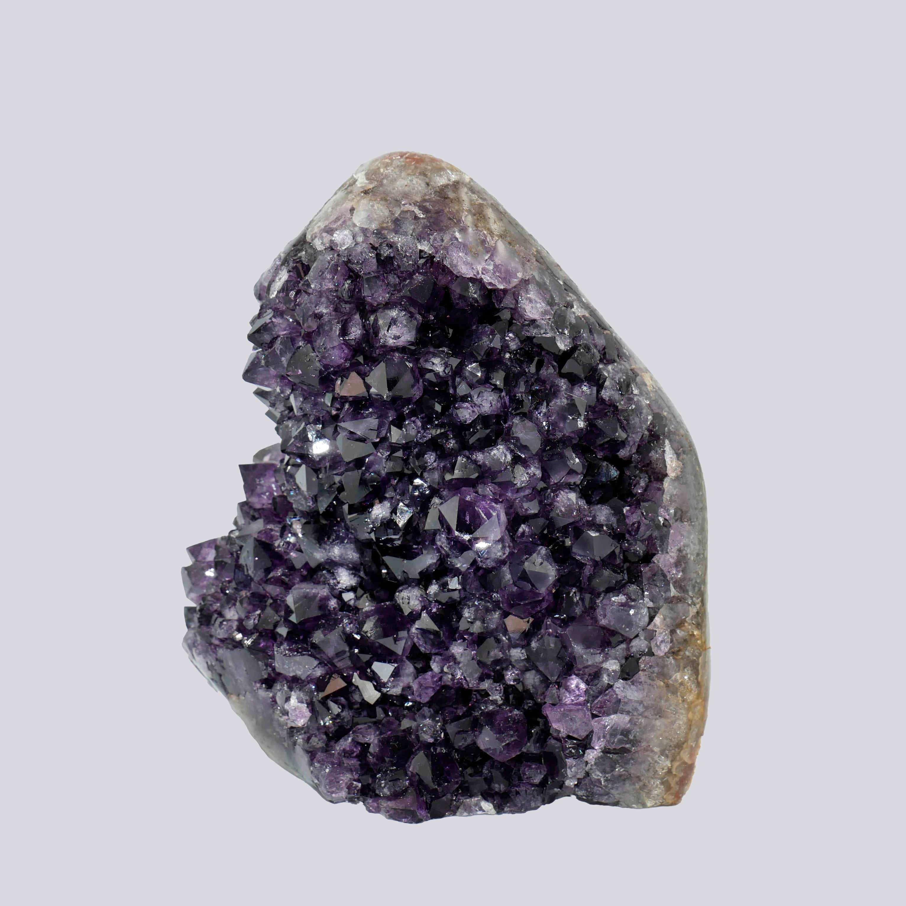 7.09 lbs Large Natural Deep Purple Crystal Cluster Stone from Uruguay