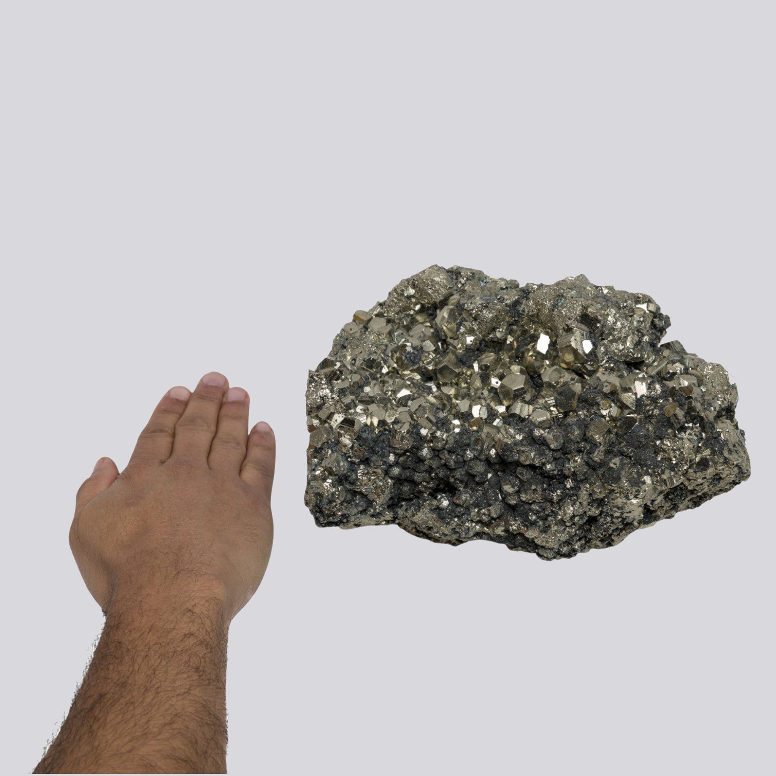 Pyrite Crystal Cluster- 14.31 lb