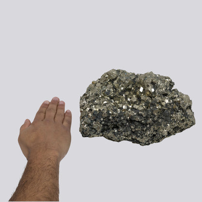 Pyrite Crystal Cluster- 14.31 lb