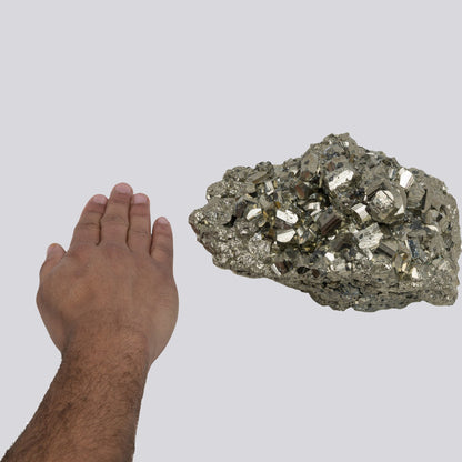 Pyrite Crystal Cluster - 9.57 lb