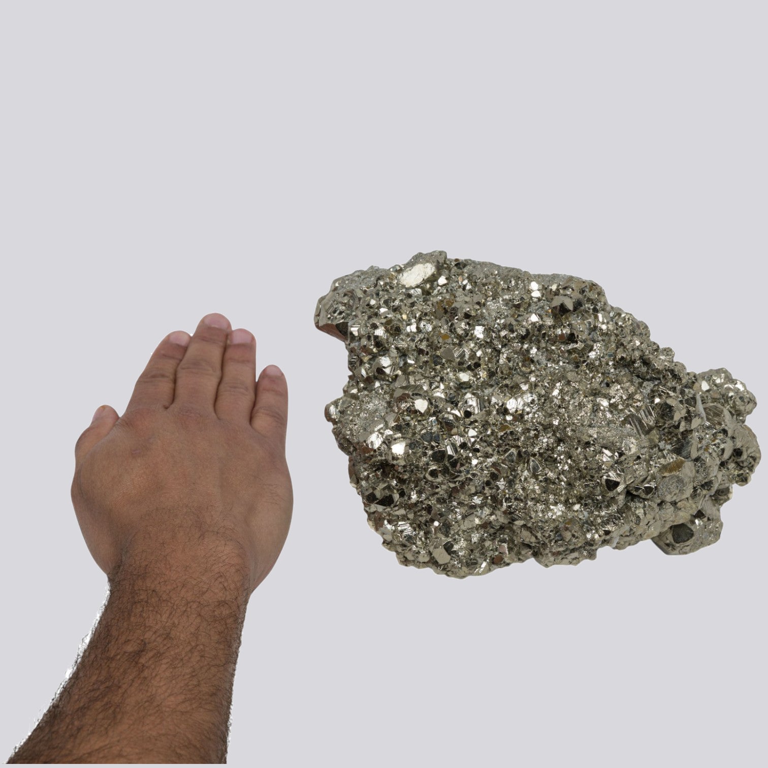 Pyrite Crystal Cluster - 12.31 lb
