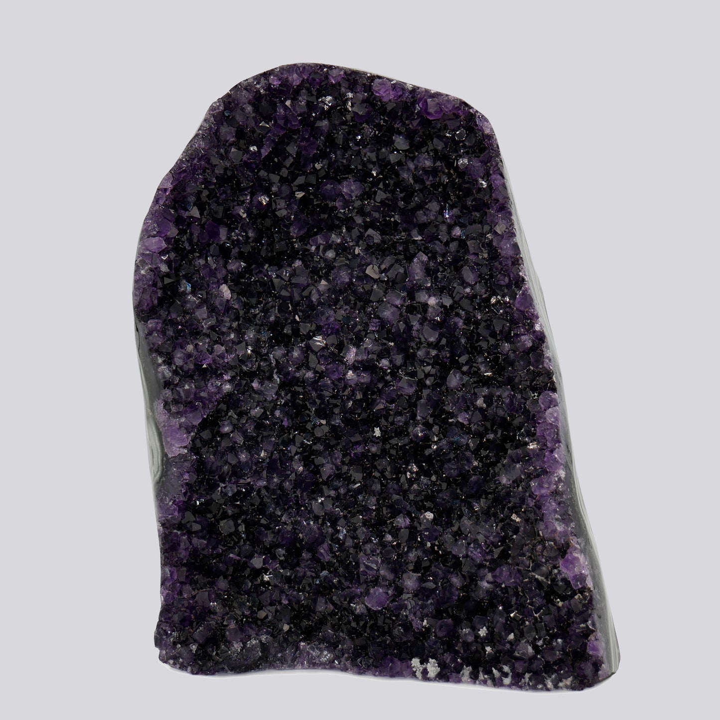 9.79 lbs Large Natural Deep Purple Crystal Cluster Stone from Uruguay