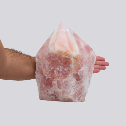 Rose Quartz Pointer - 21.5 lb