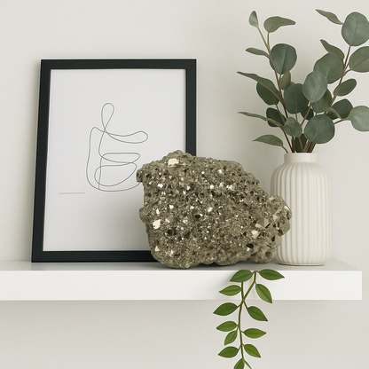 Pyrite Crystal Cluster - 12.31 lb