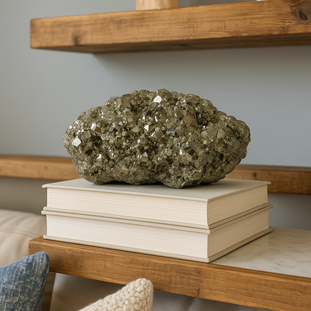 Pyrite Crystal Cluster - 11.53 lb