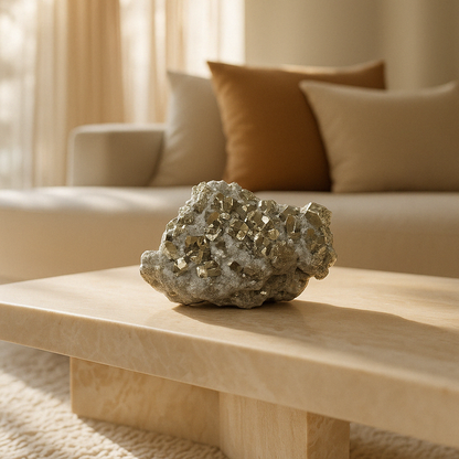 Pyrite Crystal Cluster - 12.31 lb