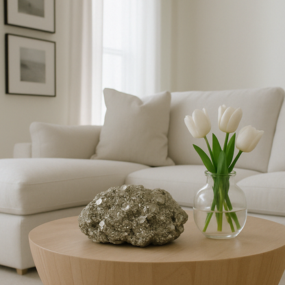 Pyrite Crystal Cluster - 9.57 lb