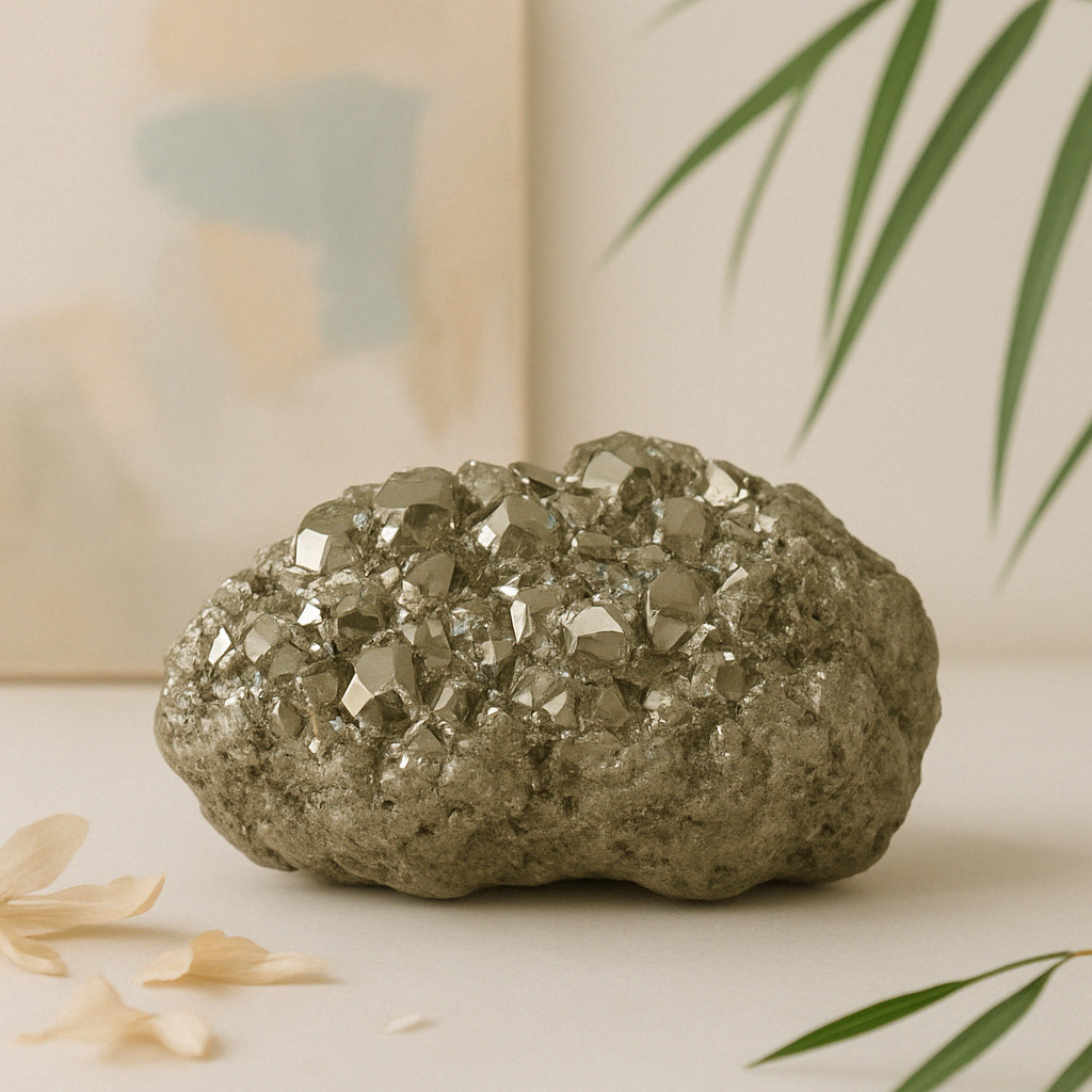 Pyrite Crystal Cluster - 9.57 lb