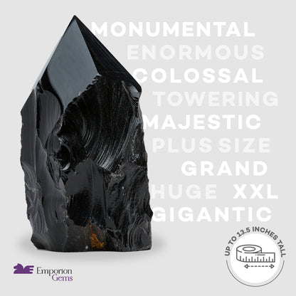 Black Obsidian Pointer - 22.43 lb