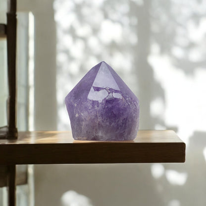 Amethyst Crystal Pointer - 1 to 3.5 lb