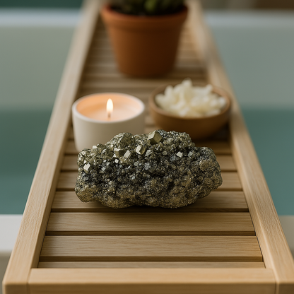 Pyrite Crystal Cluster -  14.46 lb