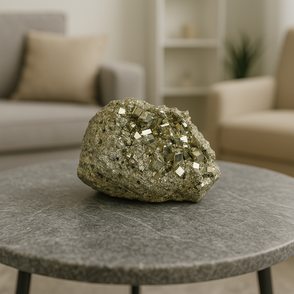 Pyrite Crystal Cluster- 14.31 lb