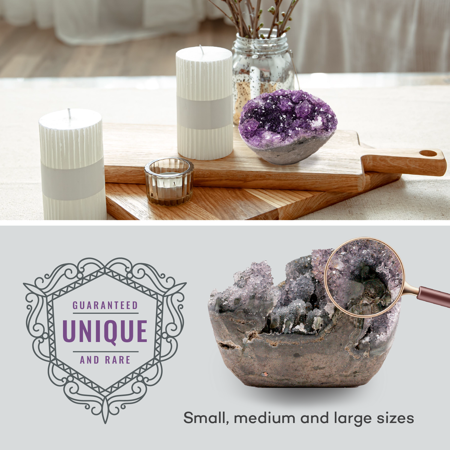 Amethyst Geode - 0.76 lb